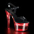 Pleaser FLASHDANCE-709 Plateau Sandaletten Transparent Bunt EU-37 / US-7