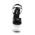 Pleaser FLASHDANCE-709 Plateau Sandaletten Transparent Bunt EU-37 / US-7