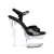 Pleaser FLASHDANCE-709 Plateau Sandaletten Transparent Bunt EU-37 / US-7