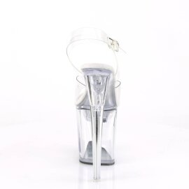 Pleaser FLASHDANCE-808 Plateau Sandaletten Transparent Bunt EU-37 / US-7