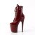 Pleaser FLAMINGO-1020 Plateau Stiefeletten Lack Burgundrot EU-35 / US-5