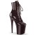 Pleaser FLAMINGO-1020 Plateau Stiefeletten Lack Kaffee EU-43 / US-13
