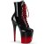 Pleaser FLAMINGO-1020BR-H Plateau Stiefeletten Lack Schwarz EU-38 / US-8