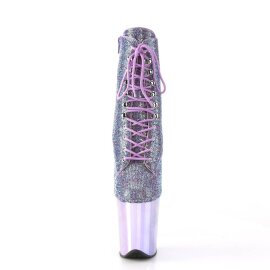 Pleaser FLAMINGO-1020CHRS Plateau Stiefeletten Strass...