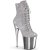 Pleaser FLAMINGO-1020CHRS Plateau Stiefeletten Strass Chrom Silber EU-35 / US-5