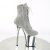Pleaser FLAMINGO-1020CHRS Plateau Stiefeletten Strass Chrom Silber EU-35 / US-5