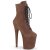 Pleaser FLAMINGO-1020FS Plateau Stiefeletten künstliches Wildleder Karamel  EU-40 / US-10
