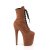 Pleaser FLAMINGO-1020FS Plateau Stiefeletten künstliches Wildleder Karamel  EU-41 / US-11