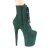 Pleaser FLAMINGO-1020FS Plateau Stiefeletten Wildleder Grün EU-35 / US-5
