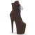 Pleaser FLAMINGO-1020FS Plateau Stiefeletten künstliches Wildleder Mokka  EU-42 / US-12