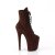 Pleaser FLAMINGO-1020FS Plateau Stiefeletten künstliches Wildleder Mokka  EU-35 / US-5