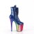 Pleaser FLAMINGO-1020HG Plateau Stiefeletten Lack Glitter Blau Bunt EU-35 / US-5