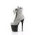 Pleaser FLAMINGO-1020RS Plateau Stiefeletten Strass Silber EU-35 / US-5