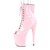 Pleaser FLAMINGO-1021 Plateau Stiefeletten Lack Rosa EU-39 / US-9