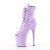 Pleaser FLAMINGO-1021 Plateau Stiefeletten Lack Lila EU-35 / US-5