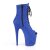 Pleaser FLAMINGO-1021FS Plateau Stiefeletten künstliches Wildleder Blau EU-38 / US-8