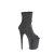 Pleaser FLAMINGO-1031GM Plateau Stiefeletten Strass Glitter Schwarz Silber EU-41 / US-11