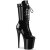 Pleaser FLAMINGO-1050 Plateau Stiefeletten Lack Schwarz EU-35 / US-5