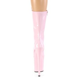Pleaser FLAMINGO-1050 Plateau Stiefeletten Lack Rosa EU-42 / US-12