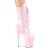 Pleaser FLAMINGO-1050 Plateau Stiefeletten Lack Rosa EU-42 / US-12