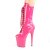 Pleaser FLAMINGO-1050 Plateau Stiefeletten Lack Pink EU-42 / US-12