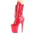 Pleaser FLAMINGO-1050 Plateau Stiefeletten Lack Rot EU-40 / US-10