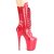 Pleaser FLAMINGO-1050 Plateau Stiefeletten Lack Rot EU-40 / US-10