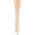 Pleaser FLAMINGO-1050FS Plateau Stiefeletten künstliches Wildleder Beige EU-42 / US-12