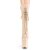 Pleaser FLAMINGO-1050FS Plateau Stiefeletten künstliches Wildleder Beige EU-35 / US-5
