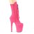 Pleaser FLAMINGO-1050FS Plateau Stiefeletten künstliches Wildleder Pink EU-35 / US-5