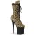 Pleaser FLAMINGO-1050LP Plateau Stiefeletten Braun EU-35 / US-5