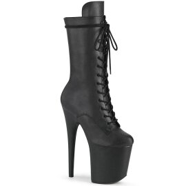 Pleaser FLAMINGO-1050WR Plateau Stiefeletten Kunstleder Schwarz EU-35 / US-5