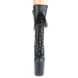Pleaser FLAMINGO-1050WR Plateau Stiefeletten Kunstleder Schwarz EU-35 / US-5