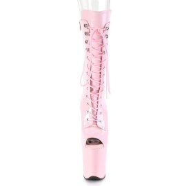 Pleaser FLAMINGO-1051 Plateau Stiefeletten Lack Rosa EU-41 / US-11