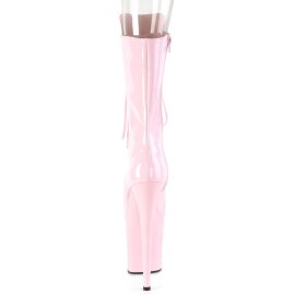 Pleaser FLAMINGO-1051 Plateau Stiefeletten Lack Rosa EU-35 / US-5