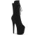 Pleaser FLAMINGO-1051FS Plateau Stiefeletten künstliches Wildleder Schwarz EU-35 / US-5