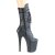 Pleaser FLAMINGO-1053 Plateau Stiefeletten Kunstleder Schwarz EU-38 / US-8