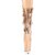 Pleaser FLAMINGO-1053 Plateau Stiefeletten Metallic Chrom Rose-Gold EU-35 / US-5