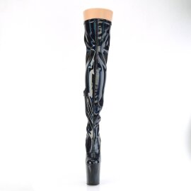 Pleaser FLAMINGO-3000HWR Plateau Overknee Stiefel Lack...