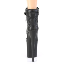 Pleaser FLAMINGO-800-05 Plateau Stiefeletten Kunstleder Schwarz EU-35 / US-5