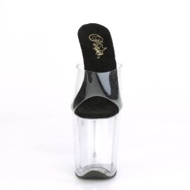 Pleaser FLAMINGO-801 Plateau Pantoletten Transparent EU-35 / US-5