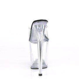 Pleaser FLAMINGO-801 Plateau Pantoletten Transparent EU-35 / US-5