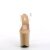 Pleaser FLAMINGO-808 Plateau Sandaletten Transparent Toffee EU-35 / US-5