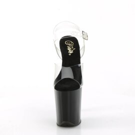 Pleaser FLAMINGO-808CRS-2 Plateau Sandaletten Strass...