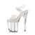 Pleaser FLAMINGO-808G Plateau Sandaletten Glitter Transparent Rosa EU-35 / US-5