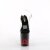 Pleaser FLAMINGO-808NLFL Plateau Sandaletten Transparent Schwarz EU-35 / US-5