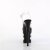 Pleaser FLAMINGO-808NLHS Plateau Sandaletten Transparent Schwarz EU-35 / US-5