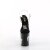 Pleaser FLAMINGO-808NLSG Plateau Sandaletten Transparent Schwarz EU-35 / US-5
