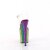 Pleaser FLAMINGO-808RBG Plateau Sandaletten Glitter Transparent Bunt EU-35 / US-5