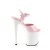 Pleaser FLAMINGO-809 Plateau Sandaletten Lack Rosa Weiß EU-41 / US-11